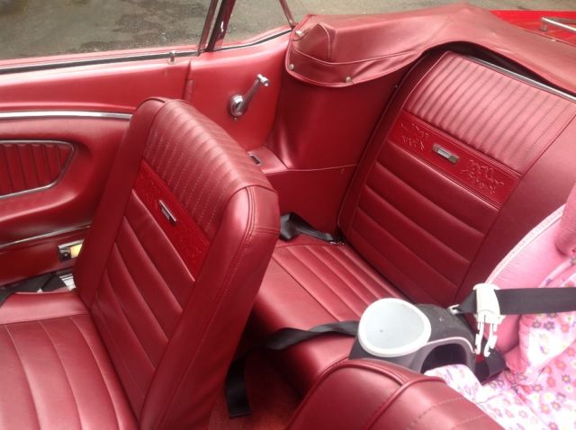 1966 Red Ford Mustang Convertible