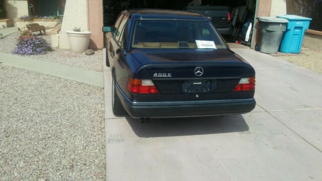 1992 Blue Mercedes-Benz E-Class Sedan