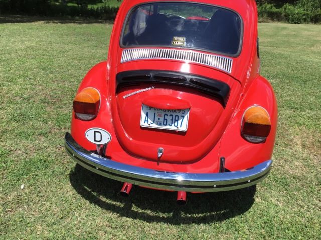 1973 Red Volkswagen Beetle - Classic Sedan