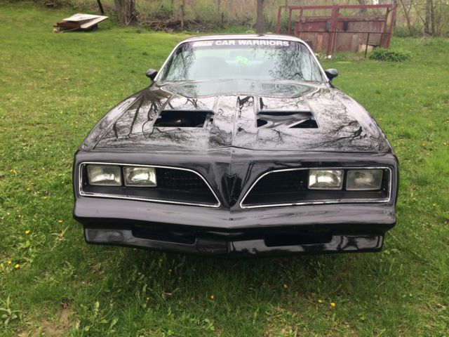 1978 BLACK WITH GOLD FLAKE Pontiac Trans Am COUPE