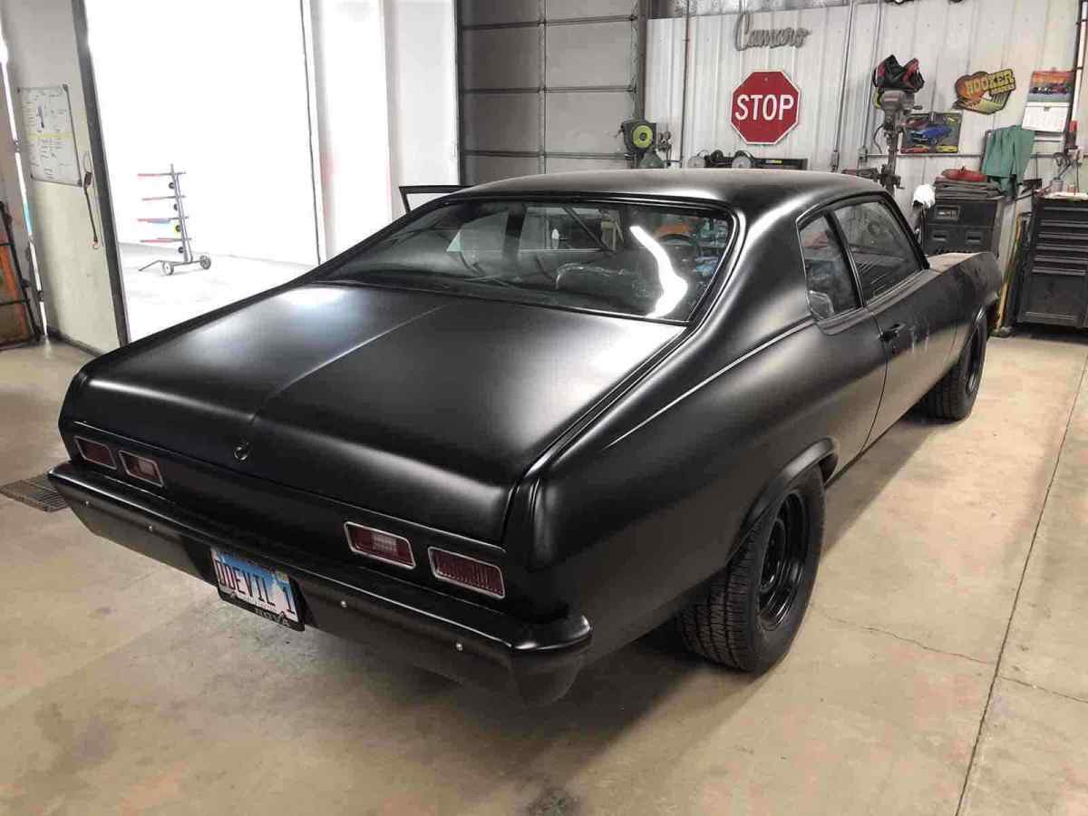 1973 Black Chevrolet Nova