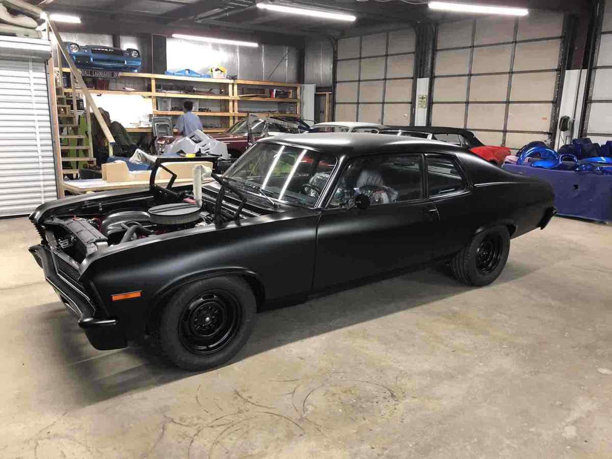 1973 Black Chevrolet Nova