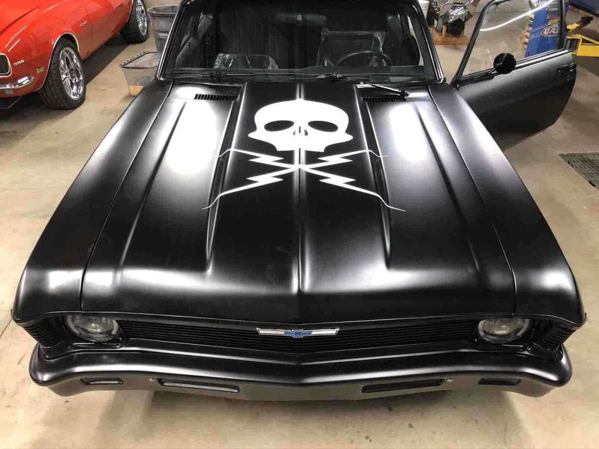 1973 Black Chevrolet Nova