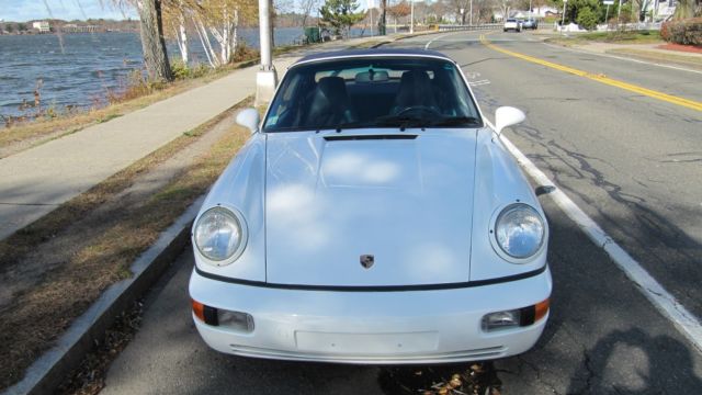 1993 White Porsche 911 Convertible