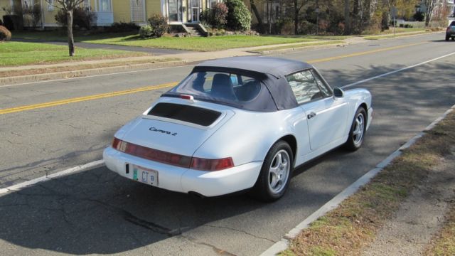 1993 White Porsche 911 Convertible