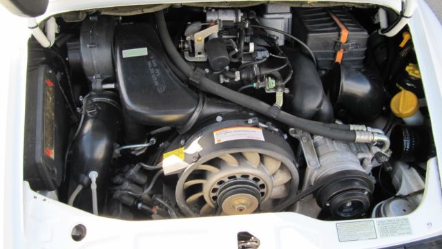 1993 White Porsche 911 Convertible