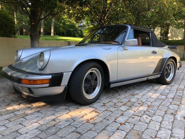 1986 Red Porsche 911 Convertible