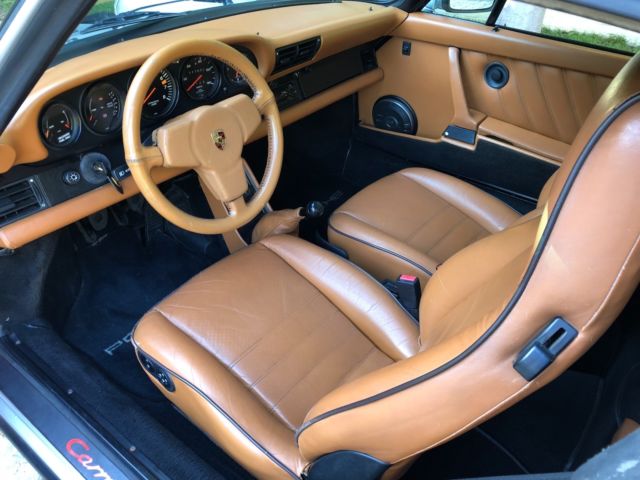 1986 Red Porsche 911 Convertible
