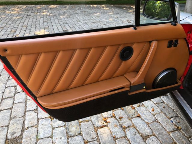 1986 Red Porsche 911 Convertible