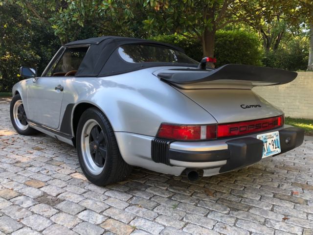 1986 Red Porsche 911 Convertible