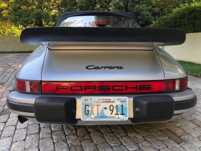 1986 Red Porsche 911 Convertible