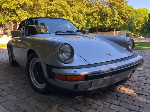 1986 Red Porsche 911 Convertible