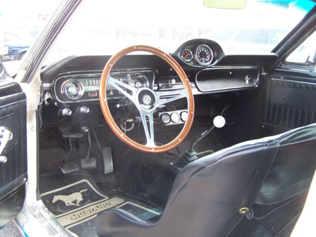 1965 White Ford Mustang Fastback