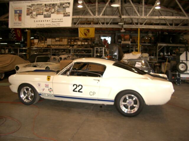 1965 White Ford Mustang Fastback