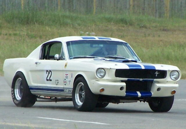 1965 White Ford Mustang Fastback