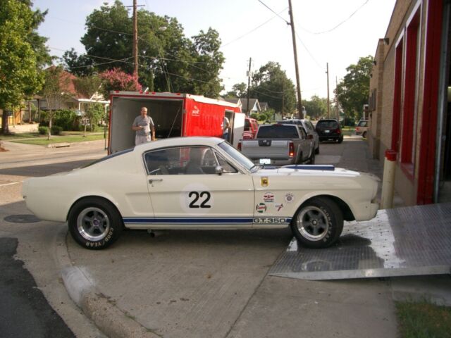 1965 White Ford Mustang Fastback