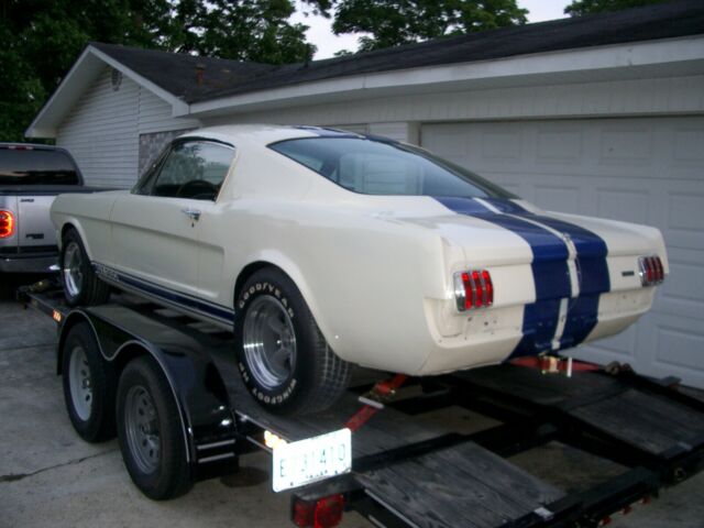 1965 White Ford Mustang Fastback