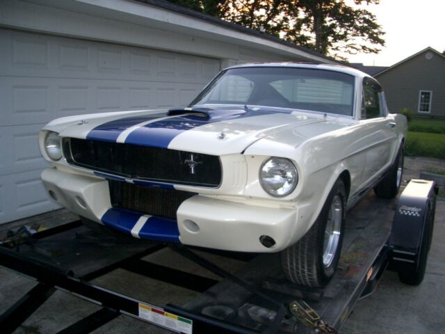 1965 White Ford Mustang Fastback
