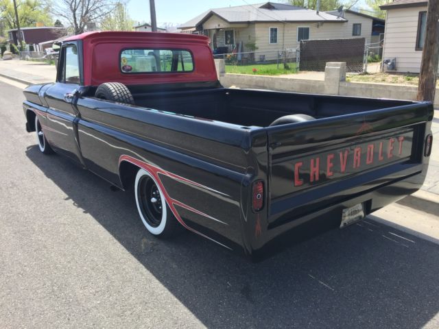 1965 Black Chevrolet C-10 Standard Cab Pickup