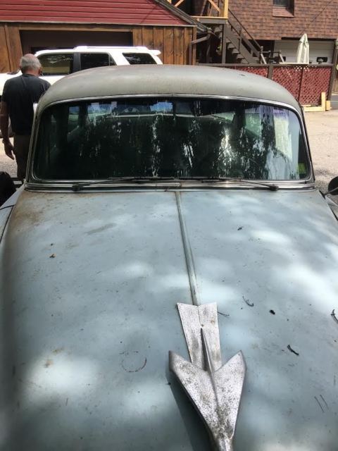 1953 blue Chevrolet Bel Air/150/210 four door seadan