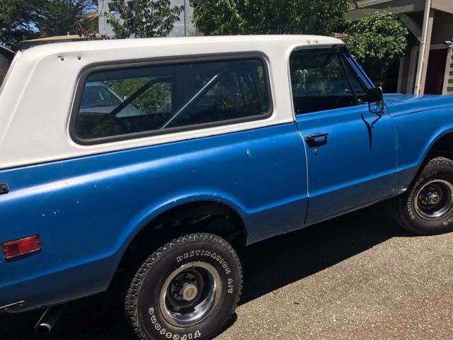 1972 Blue Chevrolet Blazer