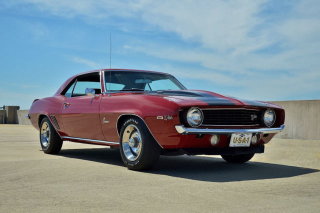 1969 Garnet Red Chevrolet Camaro Coupe