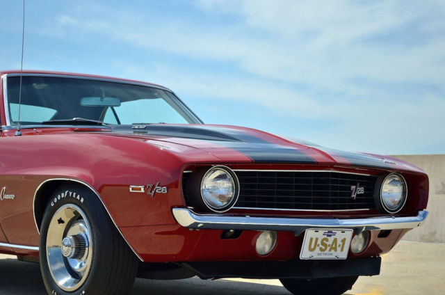 1969 Garnet Red Chevrolet Camaro Coupe