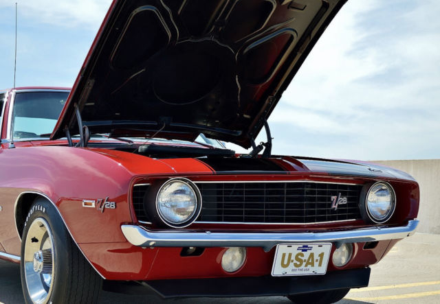 1969 Garnet Red Chevrolet Camaro Coupe