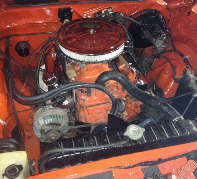 1971 Orange Dodge Challenger CONVERTIBLE