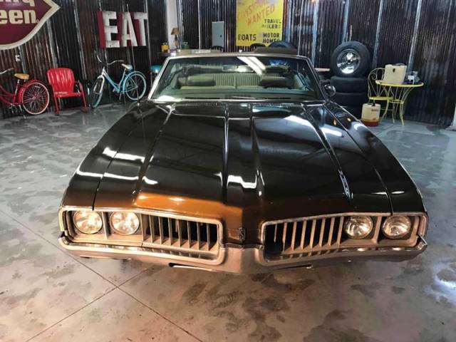 1969 Charcoal Oldsmobile Cutlass Convertible
