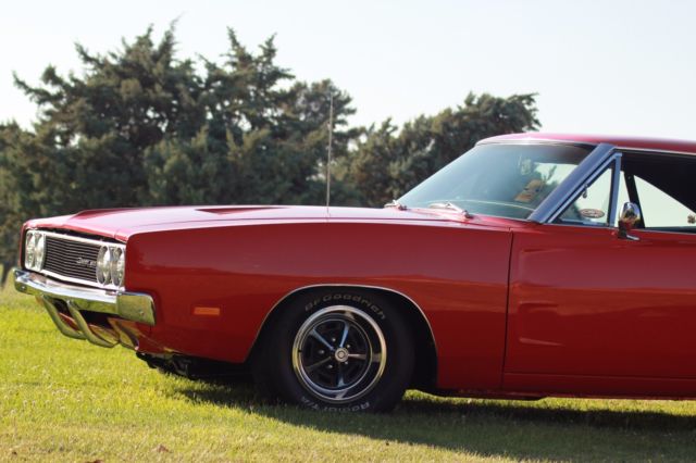 1969 Orange Dodge Charger Coupe