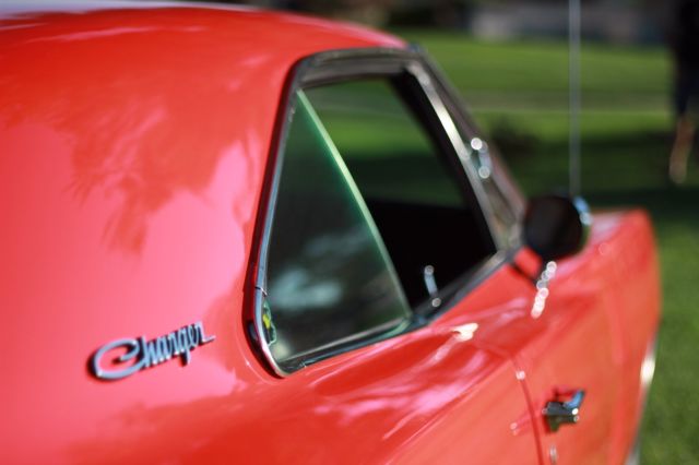 1969 Orange Dodge Charger Coupe