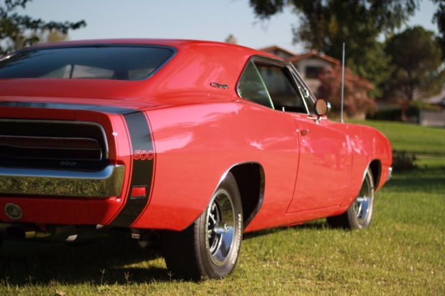 1969 Orange Dodge Charger Coupe