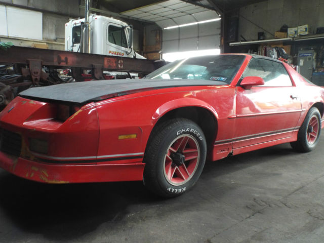 1989 Red Chevrolet Camaro Hatchback
