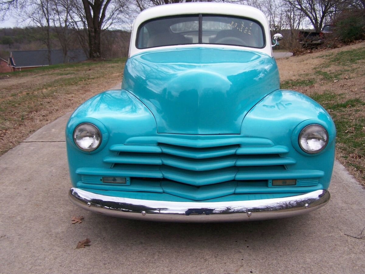 1948 Blue Chevrolet FLEETLINE Sedan