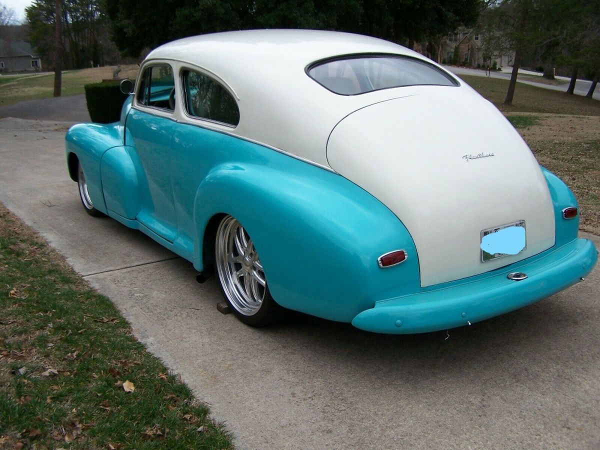 1948 Blue Chevrolet FLEETLINE Sedan