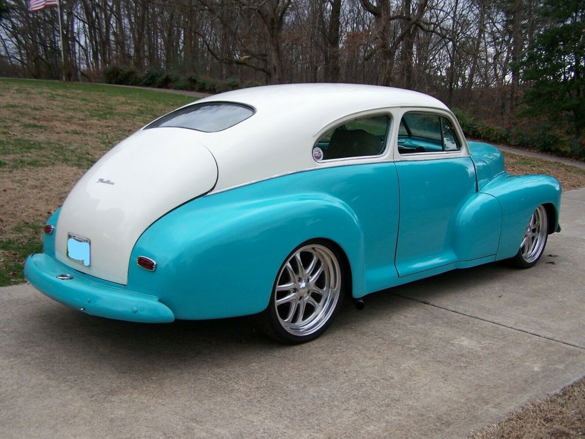 1948 Blue Chevrolet FLEETLINE Sedan