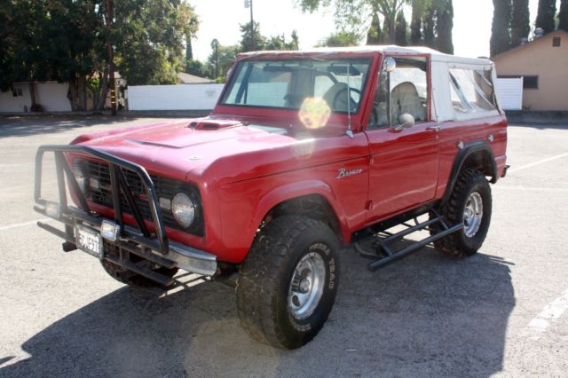 1967 Red Ford Bronco