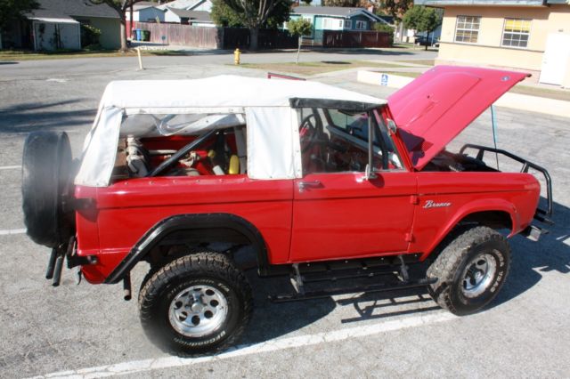 1967 Red Ford Bronco