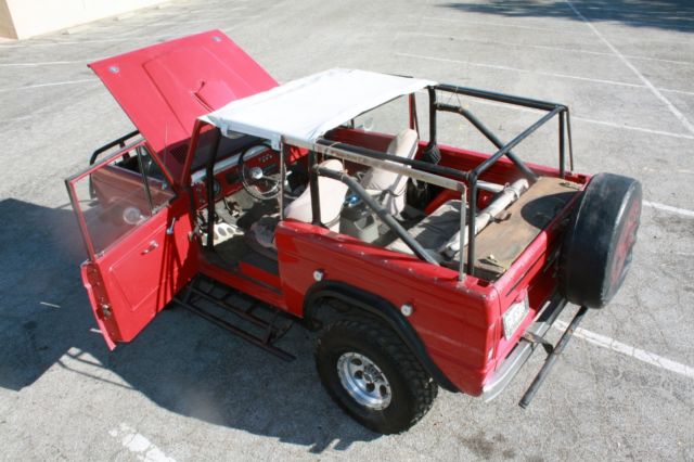 1967 Red Ford Bronco