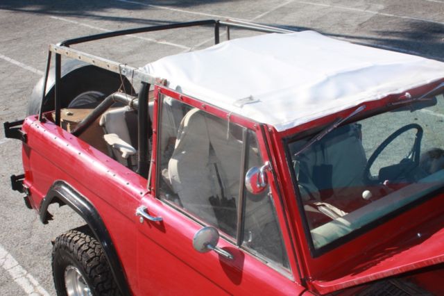 1967 Red Ford Bronco