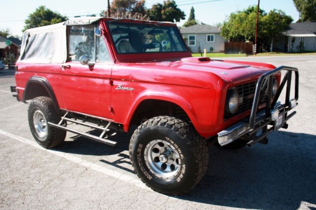 1967 Red Ford Bronco
