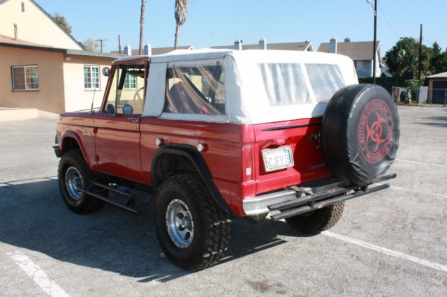 1967 Red Ford Bronco