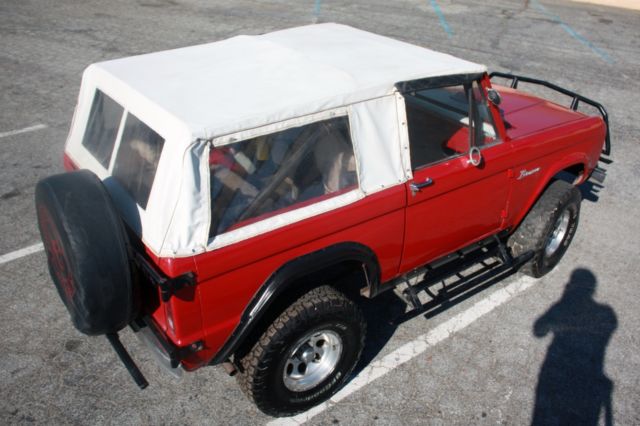 1967 Red Ford Bronco