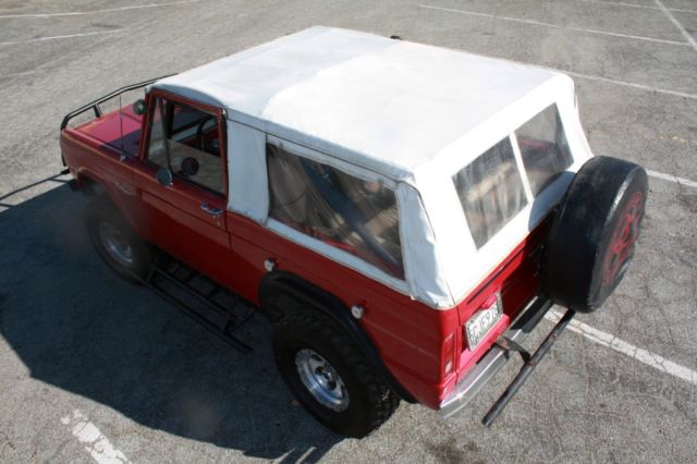 1967 Red Ford Bronco