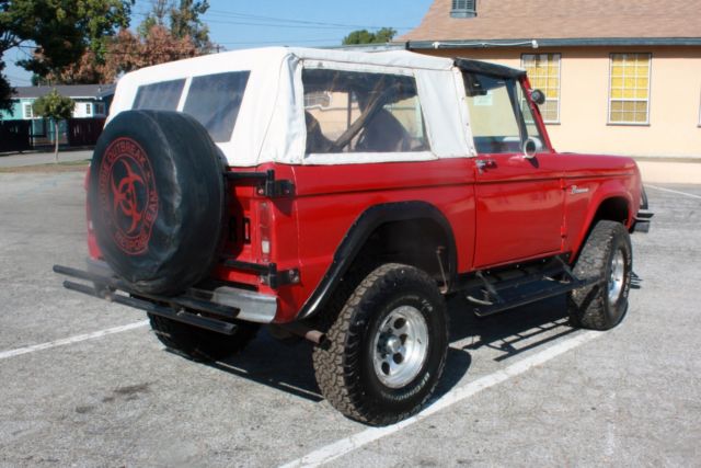 1967 Red Ford Bronco