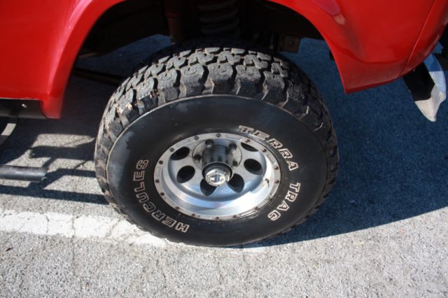 1967 Red Ford Bronco