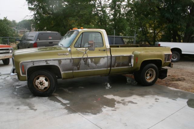 1973 Green Chevrolet C/K Pickup 3500 Cab & Chassis