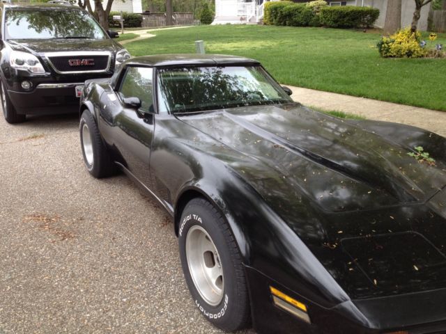 1980 BLACK Chevrolet Corvette Coupe