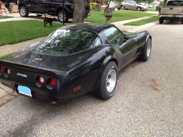 1980 BLACK Chevrolet Corvette Coupe